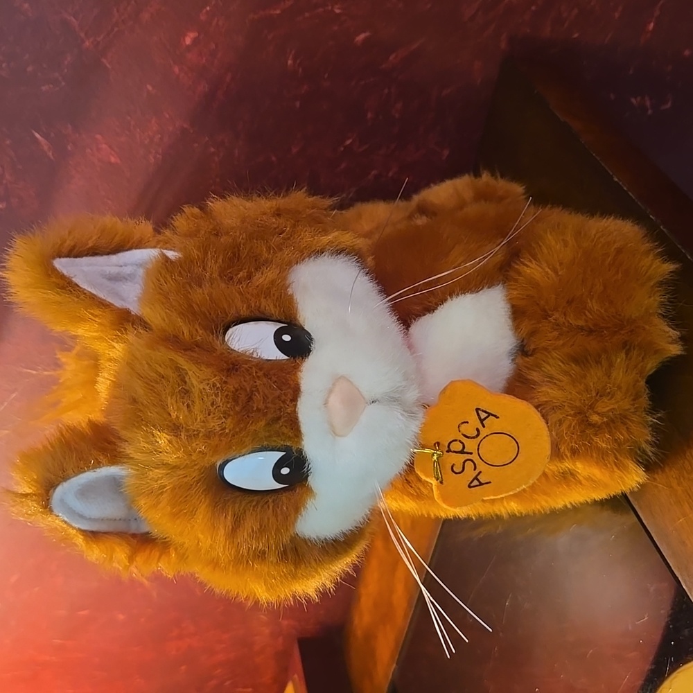 NESTLE DOUGLAS ASPCA KITTY CAT WITH BIG BUSHY TAIL PLUSH/STUFFED ANIMAL